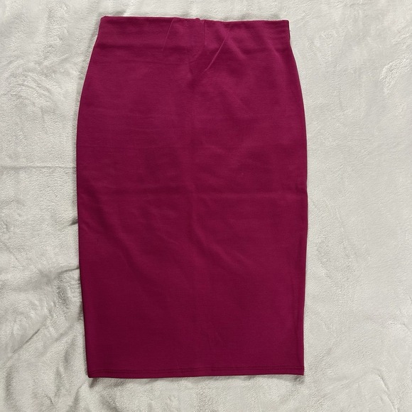 Body Central Pencil Skirt Women's M Pink Knee Length - Picture 4 of 4